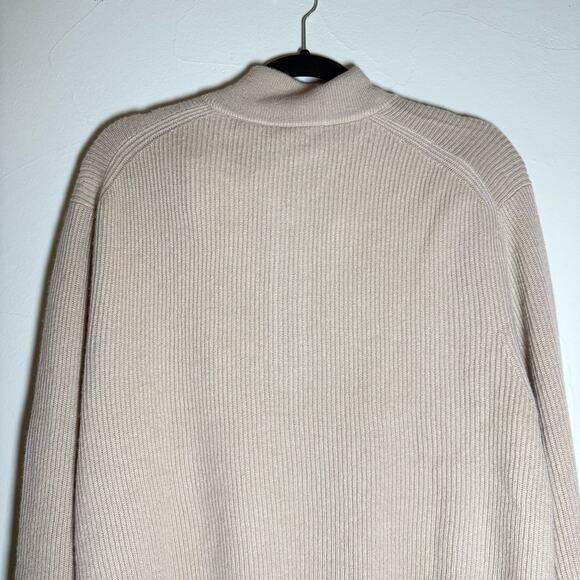 NWT Vineyard Vines 100% cashmere QZ-SC Fisherman Quater in Camel Zip XL - Picture 9 of 9